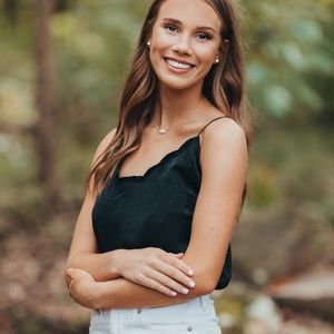 Black Listicle Tank Top